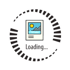 Grafische Anschauung von einem Bild im Internet zuladen. bild loading