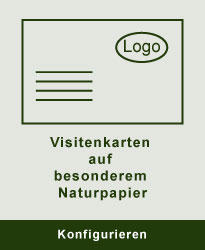 Zu den Visitenkarten auf besonderen Naturpapier Angeboten