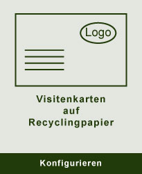 Zu den Visitenkarten auf Recyclingpapier Angeboten